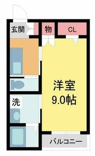 クレール上鳴尾【1階】の間取り