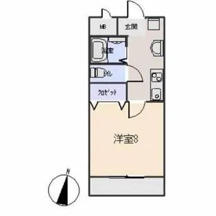 グリーンハイツ2【1階】の間取り