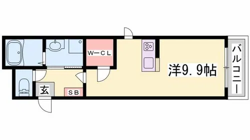 エトワールM【1階】の間取り