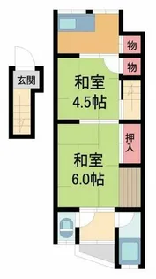 鎌倉文化【2号室】の間取り