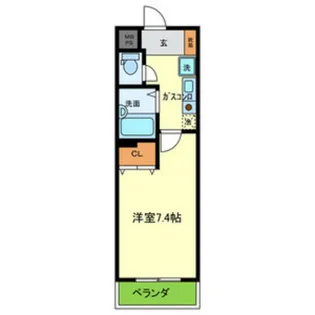 エトワール榎【1階】の間取り