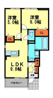 モデルノカーサ【1階】の間取り