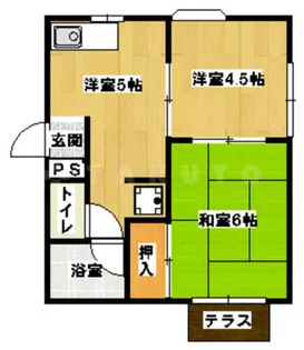 エクセレントさわらぎI【2階】の間取り