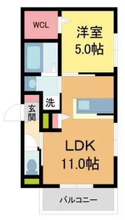 へーベルメゾン神楽夙川ウエスト【203号室】の間取り