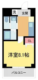 AILE鳴尾【301号室】の間取り