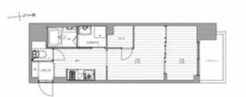 プレサンス堺筋本町駅前【9階】の間取り