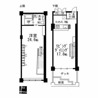トランセット覚王山【1階】の間取り
