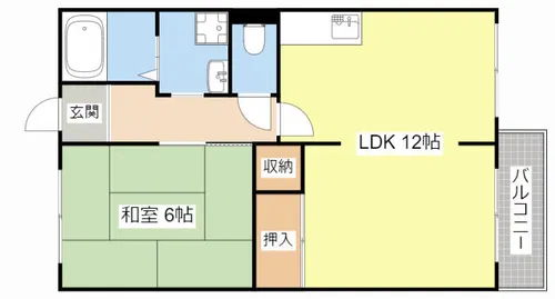 メゾンアーマ【202号室】の間取り