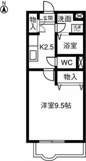 さくらパレス【203号室】の間取り