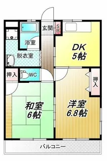 山本マンション【1階】の間取り