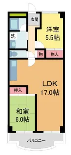 神垣ヒル・K・Tハイム【302号室】の間取り