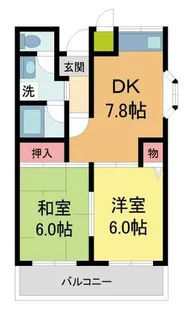 メゾンアムール【3階】の間取り