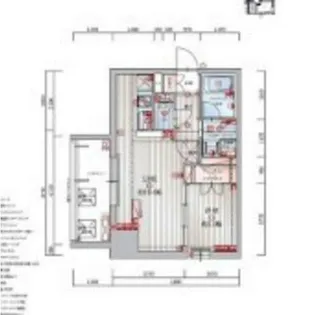 アクタス福岡県庁前グラシア【1105号室】の間取り