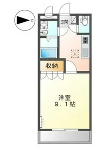ヴェルジュール御着【102号室】の間取り