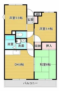尾崎コーポ【2階】の間取り