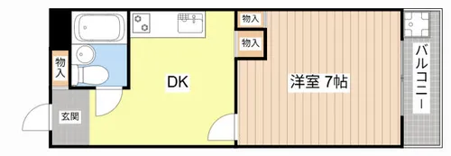 山東アパート1【210号室】の間取り