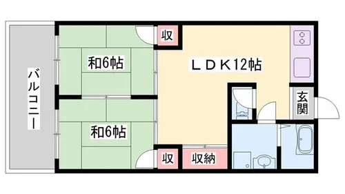ナルセハイツ【302号室】の間取り