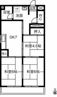 小崎ビル【201号室】の間取り