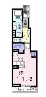 サンセールⅦ【103号室】の間取り