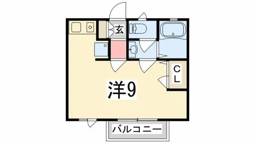 サンテラス光大寺【1階】の間取り