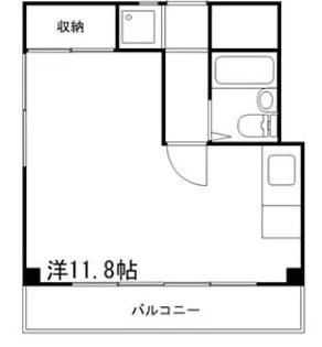 ハイツホワイトヘロン【302号室】の間取り