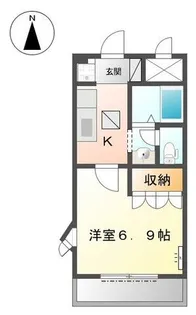 フルハウスA棟【102号室】の間取り