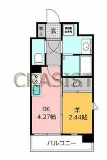 MODERN PALAZZO 博多 tres【6階】の間取り