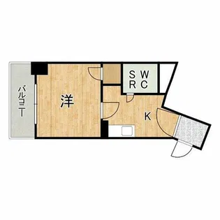 レック難波ビル【4階】の間取り