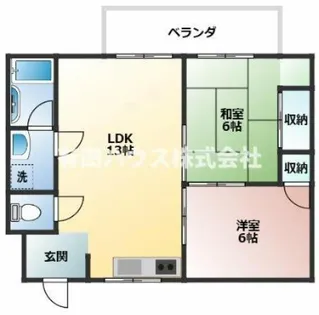 宝マンション【4階】の間取り