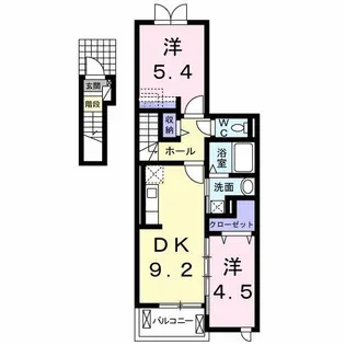 Glanz一色【2階】の間取り