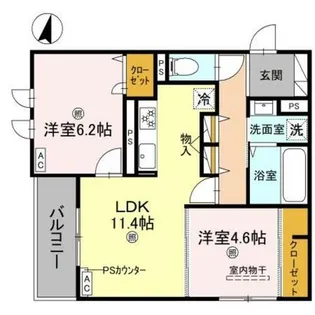 兵庫県神戸市須磨区千守町1丁目【アパート】の間取り