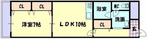 上野マンション【1階】の間取り