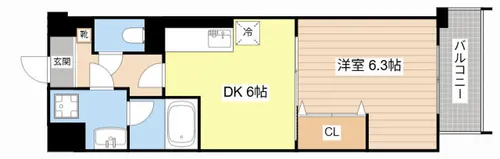リュミエール【3階】の間取り
