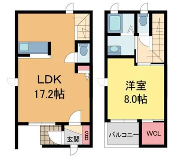 フラッツ宝塚【103号室】の間取り