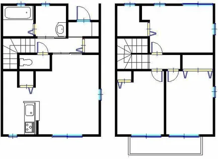 アルターナ英賀保【A号室】の間取り