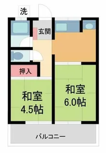寿ハイツ【102号室】の間取り