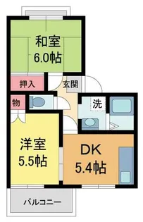 エクセルコート安倉【105号室】の間取り