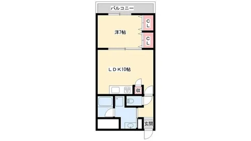 住吉マンション【4A号室】の間取り