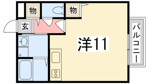 コンフォートテクノⅠ【203号室】の間取り