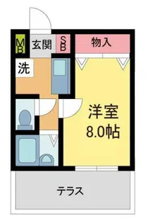 宝ハイツ【102号室】の間取り