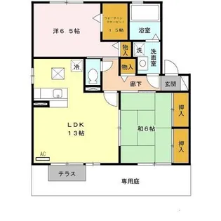 プレタメゾン大前Ⅱ【102号室】の間取り
