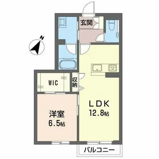 カーサグラス エステ【1階】の間取り