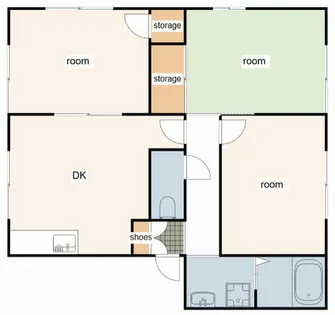 フレグランス愛【0201号室】の間取り