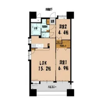 クリエート薬院【5階】の間取り