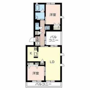 ルーチェ A【0101号室】の間取り