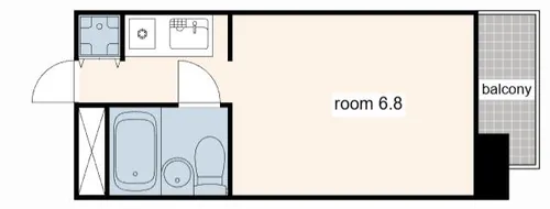 クリーンピア南大路時計台【709号室】の間取り
