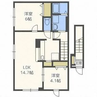 セレッソ【2階】の間取り