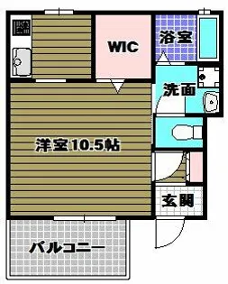 ヒルスコート【1階】の間取り