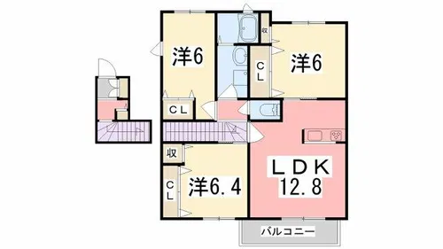 シャーメゾン フローラ【202号室】の間取り