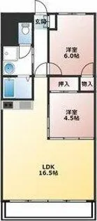 KIソシアⅠ【2階】の間取り